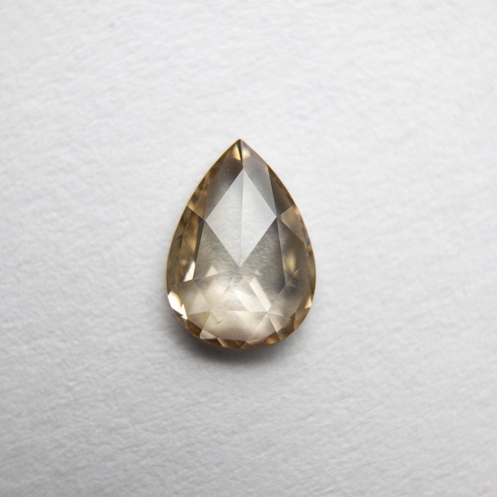 0.49ct 6.76x4.89x1.89mm Pear Rosecut 18090-12 - Misfit Diamonds