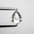 0.81ct 7.32x5.68x2.59mm Geo Pear Rosecut 18090-13 - Misfit Diamonds