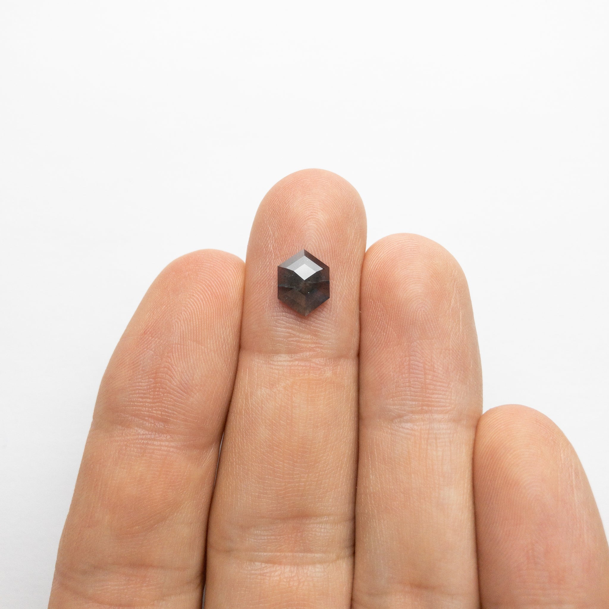 1.47ct 9.14x7.03x2.86mm Hexagon Rosecut 18091-01 - Misfit Diamonds