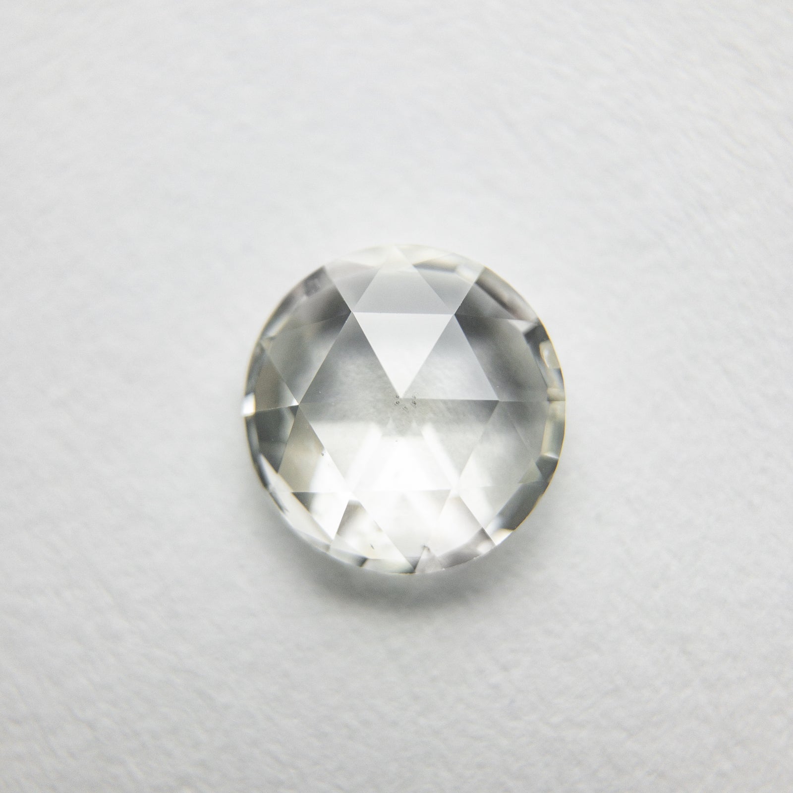 0.98ct 6.73x6.61x2.44mm SI1 J Round Rosecut 18108-08 - Misfit Diamonds