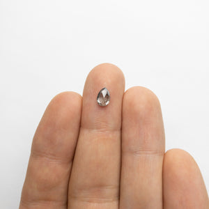 0.90ct 7.30x5.05x3.16mm Pear Double Cut 18110-05 - Misfit Diamonds