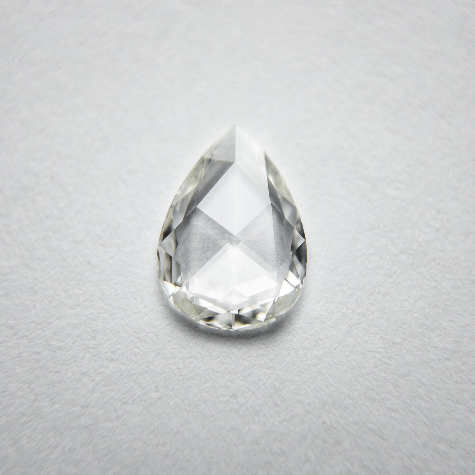 0.49ct 8.00x5.67x1.27mm VS1 G/H Pear Rosecut 18111-04 - Misfit Diamonds