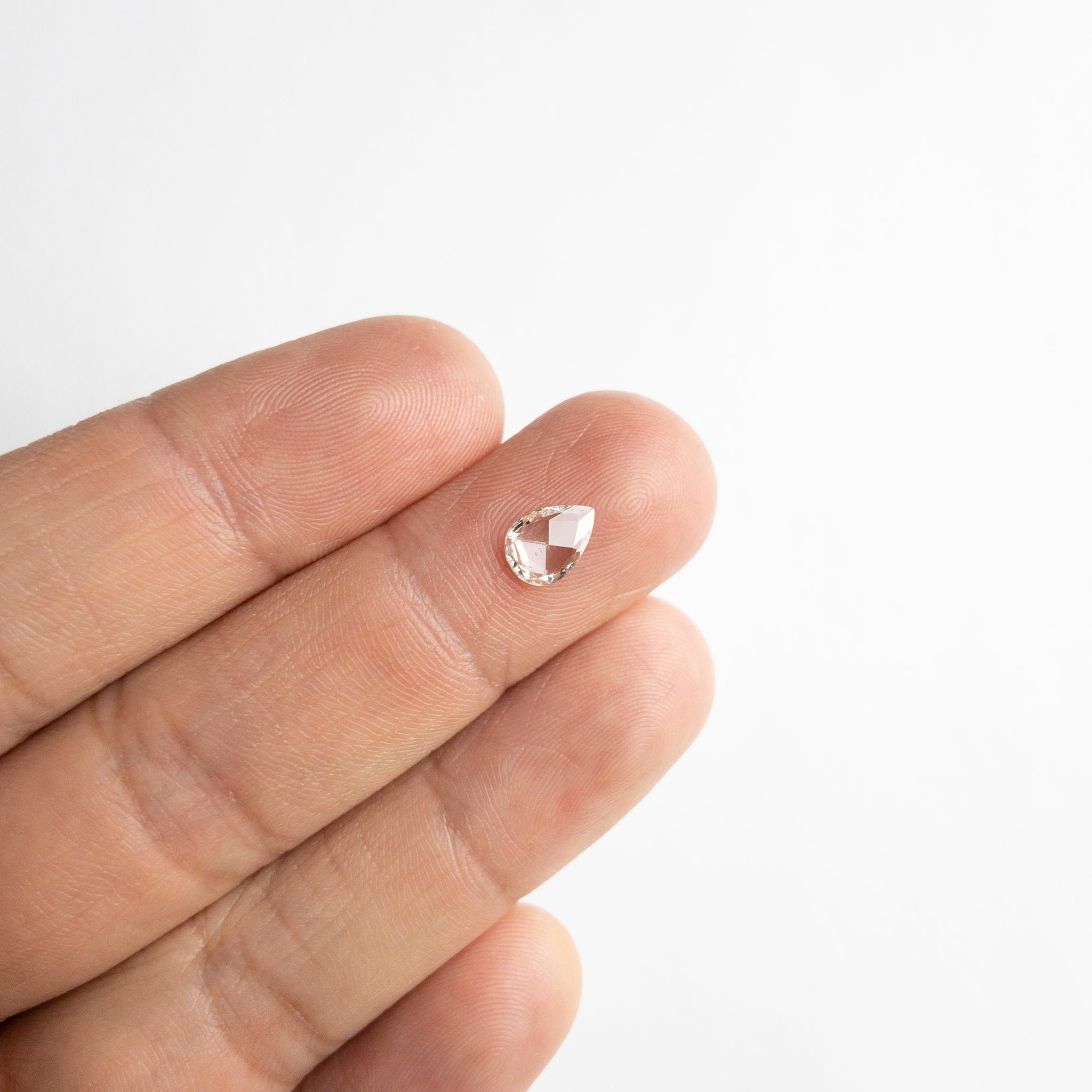 0.49ct 8.00x5.67x1.27mm VS1 G/H Pear Rosecut 18111-04 - Misfit Diamonds