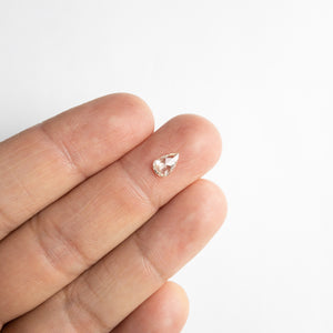 0.52ct 7.48x4.88x1.88mm SI1 K Pear Rosecut 18111-07 - Misfit Diamonds