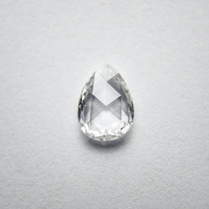0.53ct 6.83x4.88x1.84mm SI2 D/E Pear Rosecut 18111-08 - Misfit Diamonds