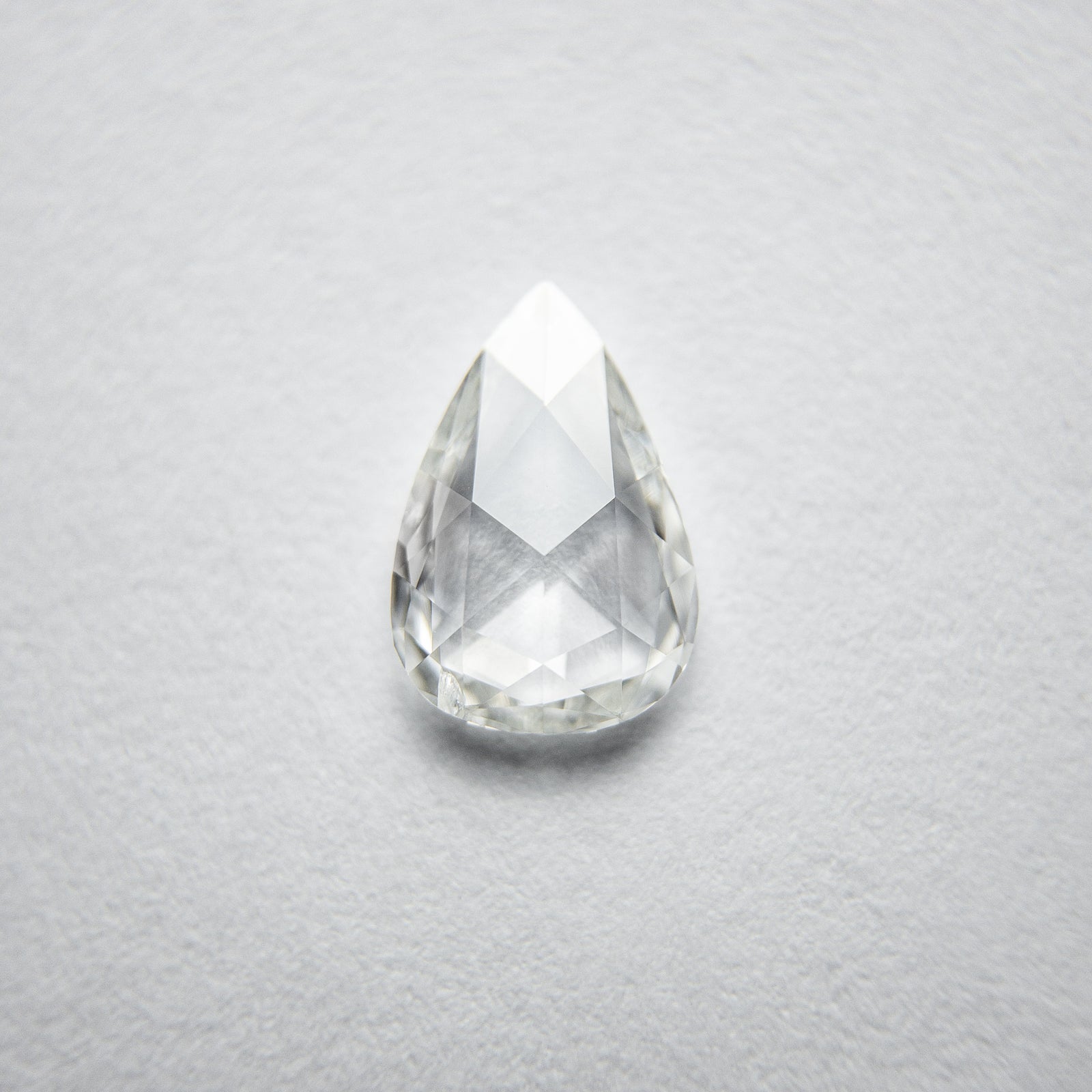 0.50ct 7.80x5.23x1.59mm SI2+ D/E Pear Rosecut 18111-09 - Misfit Diamonds