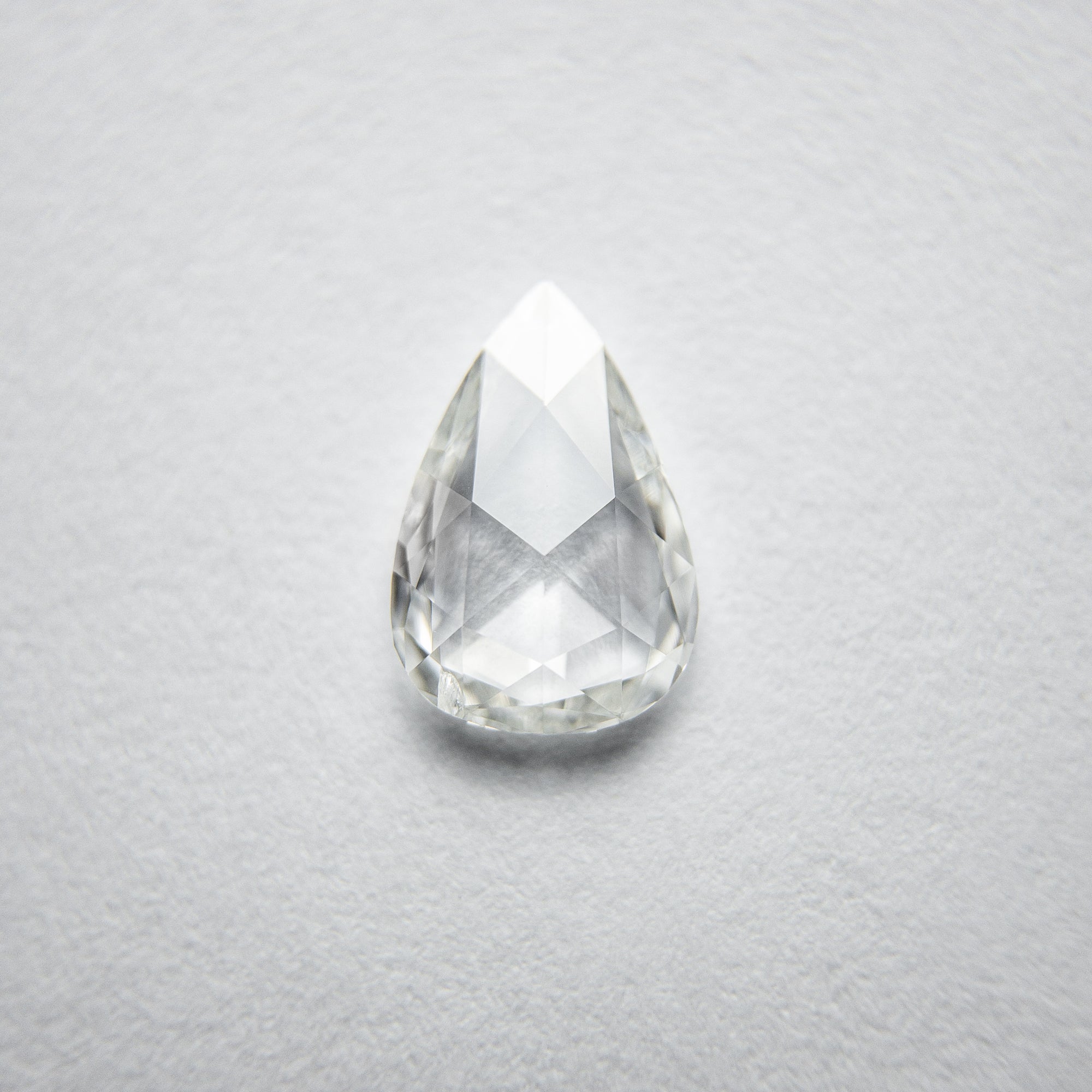 0.50ct 7.80x5.23x1.59mm SI2+ D/E Pear Rosecut 18111-09 - Misfit Diamonds