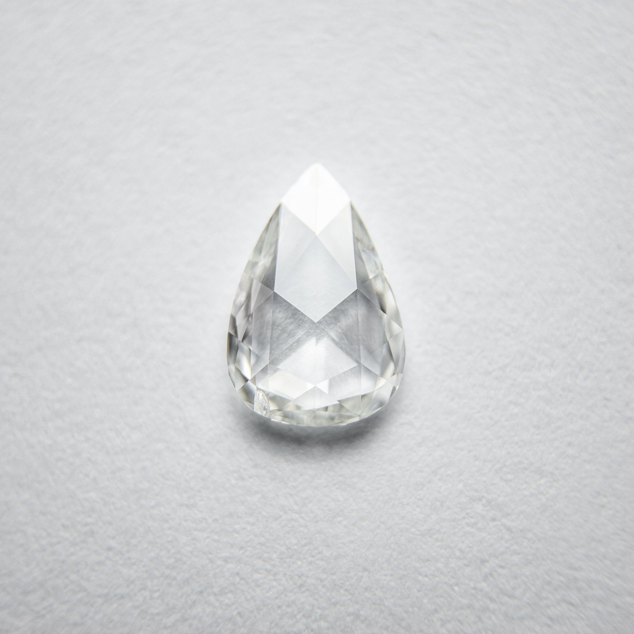 0.50ct 7.80x5.23x1.59mm SI2+ D/E Pear Rosecut 18111-09 - Misfit Diamonds