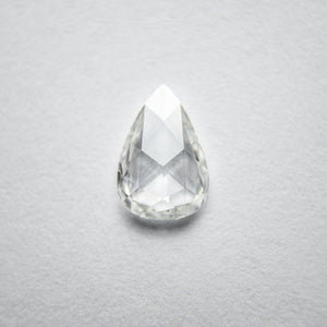 0.50ct 7.80x5.23x1.59mm SI2+ D/E Pear Rosecut 18111-09 - Misfit Diamonds