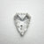 1.26ct 9.37x7.35x2.33mm Shield Rosecut 18117-03 - Misfit Diamonds