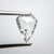 1.26ct 9.37x7.35x2.33mm Shield Rosecut 18117-03 - Misfit Diamonds