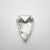 1.10ct 9.25x6.60x2.34mm Shield Rosecut 18117-04 - Misfit Diamonds