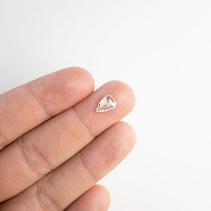 1.10ct 9.25x6.60x2.34mm Shield Rosecut 18117-04 - Misfit Diamonds