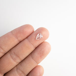 0.74ct 9.01x6.31x1.43mm Shield Rosecut 18117-05 - Misfit Diamonds