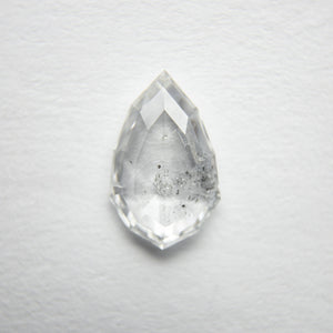 1.04ct 9.83x6.21x2.06mm Geo Pear Rosecut 18117-07 - Misfit Diamonds