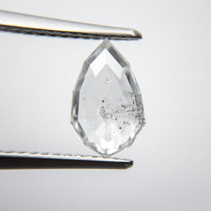 1.04ct 9.83x6.21x2.06mm Geo Pear Rosecut 18117-07 - Misfit Diamonds