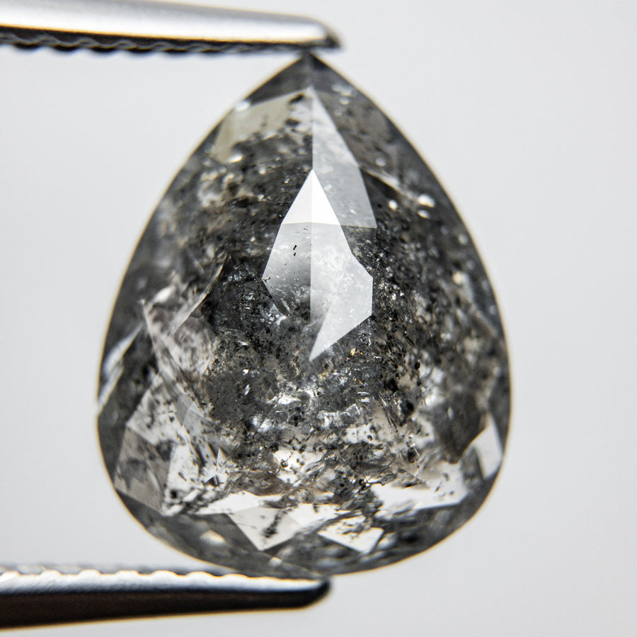 3.43ct 13.03x10.39x3.34mm Pear Rosecut 18119-03 - Misfit Diamonds