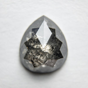 3.08ct 10.83x9.30x3.85mm Pear Rosecut 18119-05 - Misfit Diamonds
