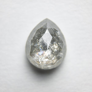 2.38ct 9.28x7.55x4.14mm Pear Double Cut 18119-09 - Misfit Diamonds