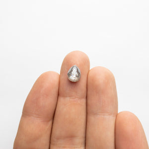 2.38ct 9.28x7.55x4.14mm Pear Double Cut 18119-09 - Misfit Diamonds
