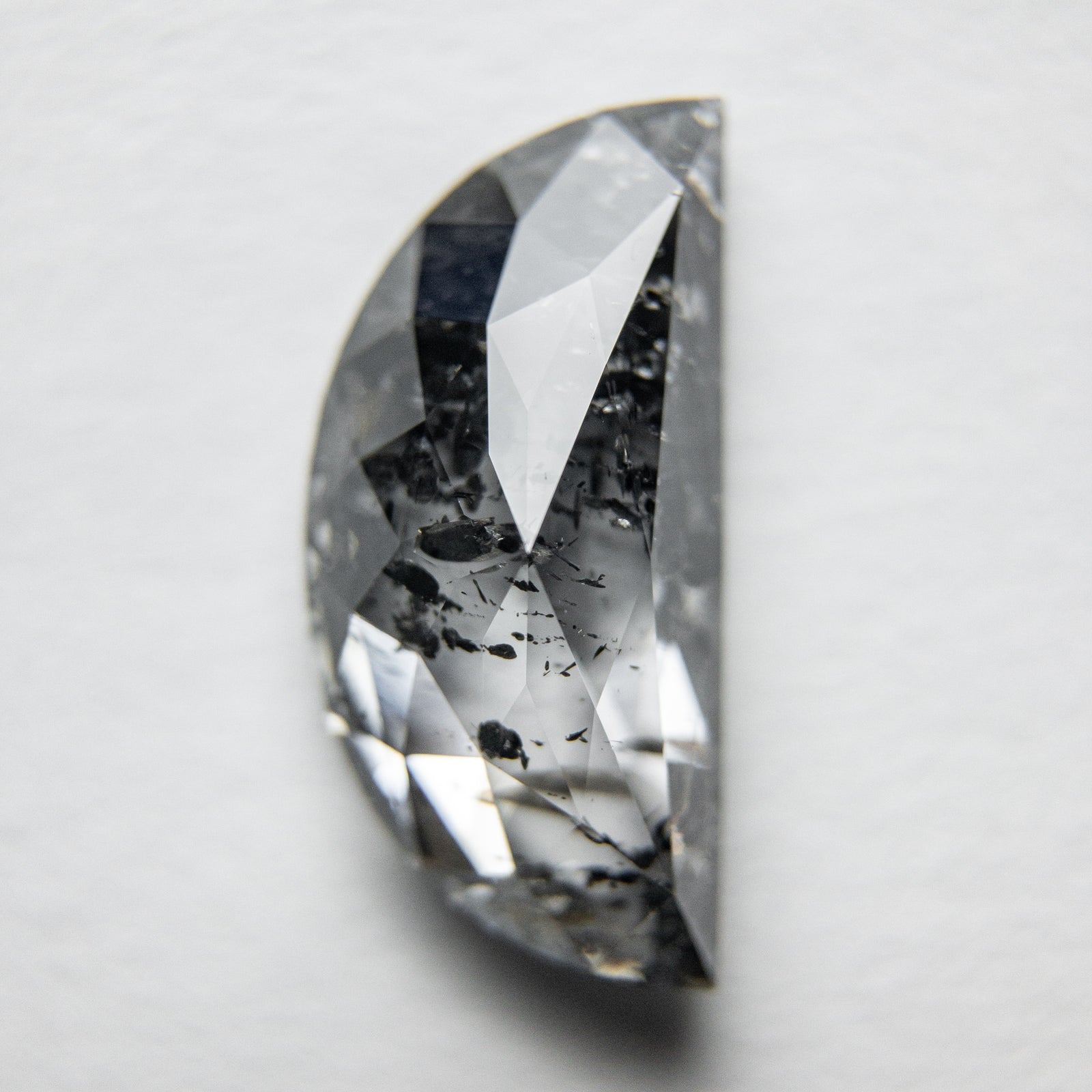 2.99ct 13.13x6.46x4.16mm Half Moon Rosecut 18119-21 - Misfit Diamonds