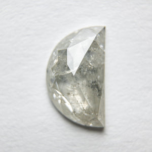 1.37ct 10.14x6.08x2.63mm Half Moon Rosecut 18119-22 - Misfit Diamonds