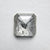 1.45ct 7.27x7.19x2.57mm Cut Corner Rectangle Rosecut 18119-28 - Misfit Diamonds