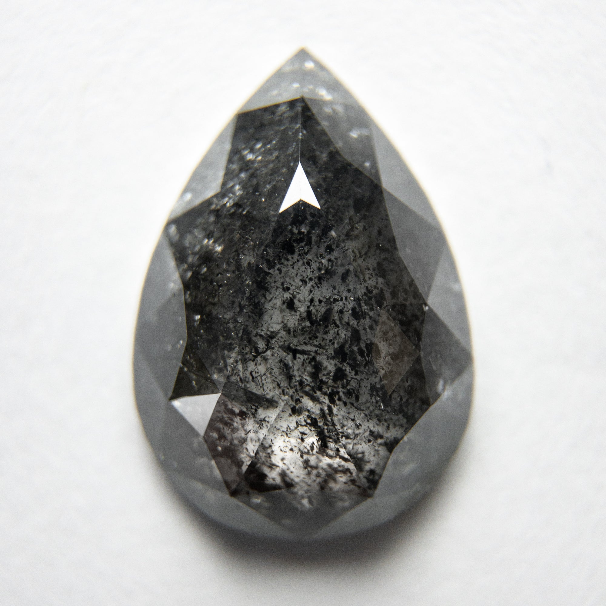 4.87ct 14.69x10.54x3.92mm Pear Rosecut 18120-02 - Misfit Diamonds