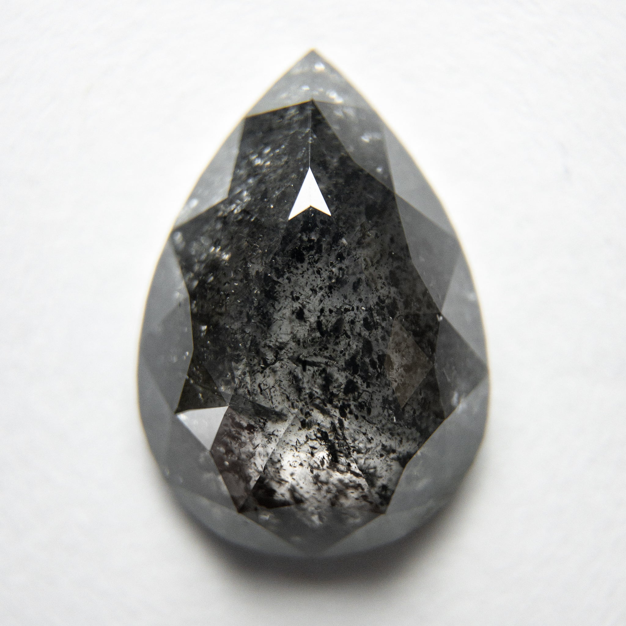 4.87ct 14.69x10.54x3.92mm Pear Rosecut 18120-02 - Misfit Diamonds