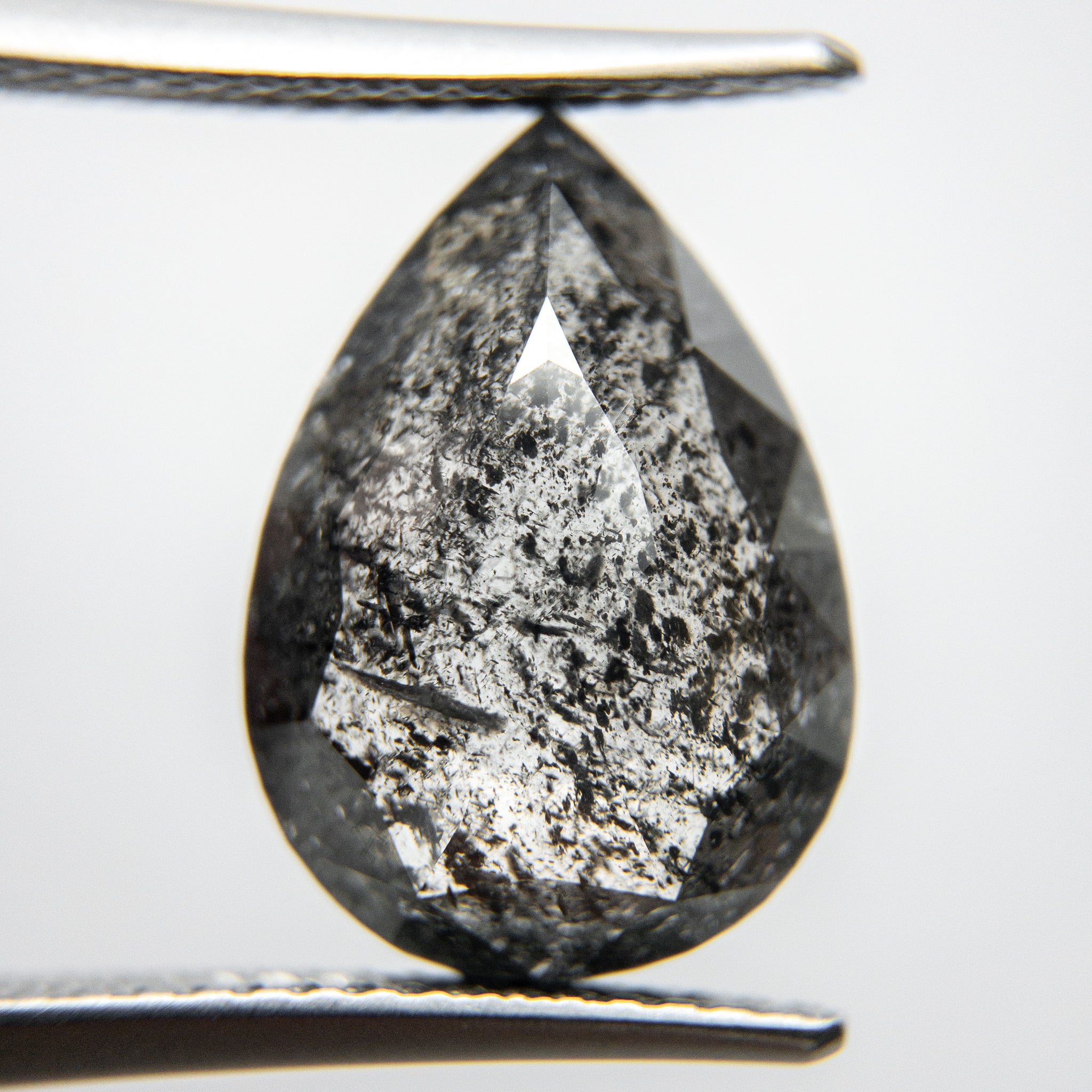 4.87ct 14.69x10.54x3.92mm Pear Rosecut 18120-02 - Misfit Diamonds