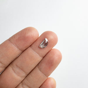 1.08ct 10.11x5.57x1.99mm Half Moon Rosecut 18121-01 - Misfit Diamonds