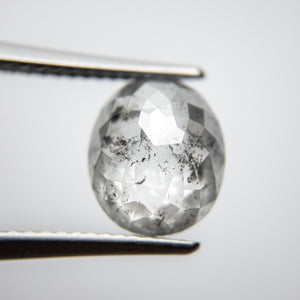 3.41ct 10.18x8.84x4.14mm Oval Rosecut 18121-05 - Misfit Diamonds