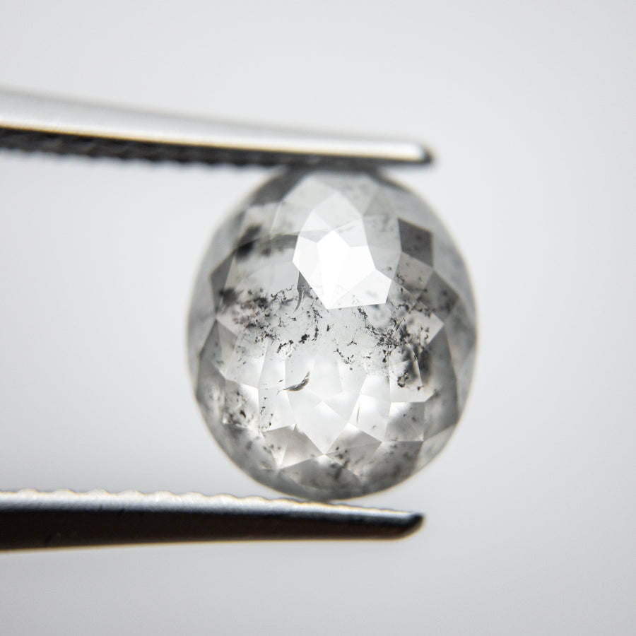3.41ct 10.18x8.84x4.14mm Oval Rosecut 18121-05 - Misfit Diamonds