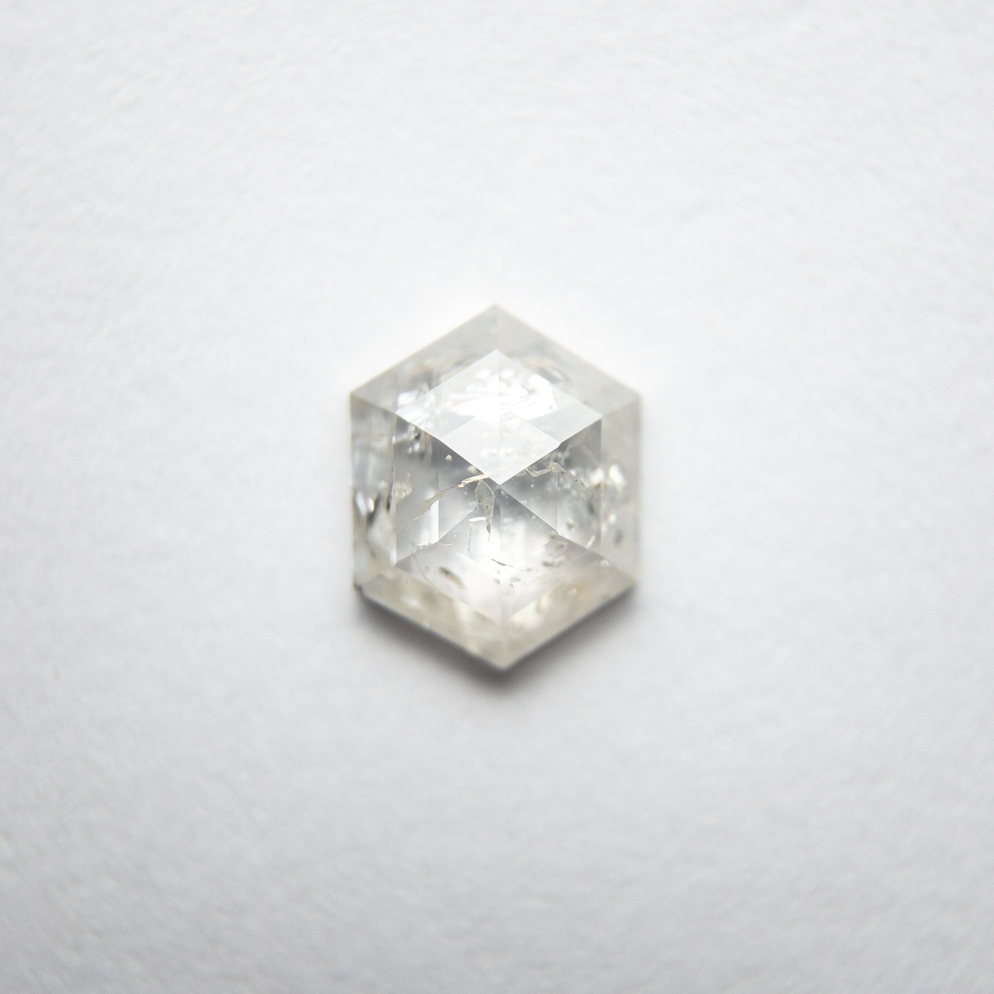 0.74ct 6.95x5.54x2.34mm Hexagon Rosecut 18121-08 - Misfit Diamonds