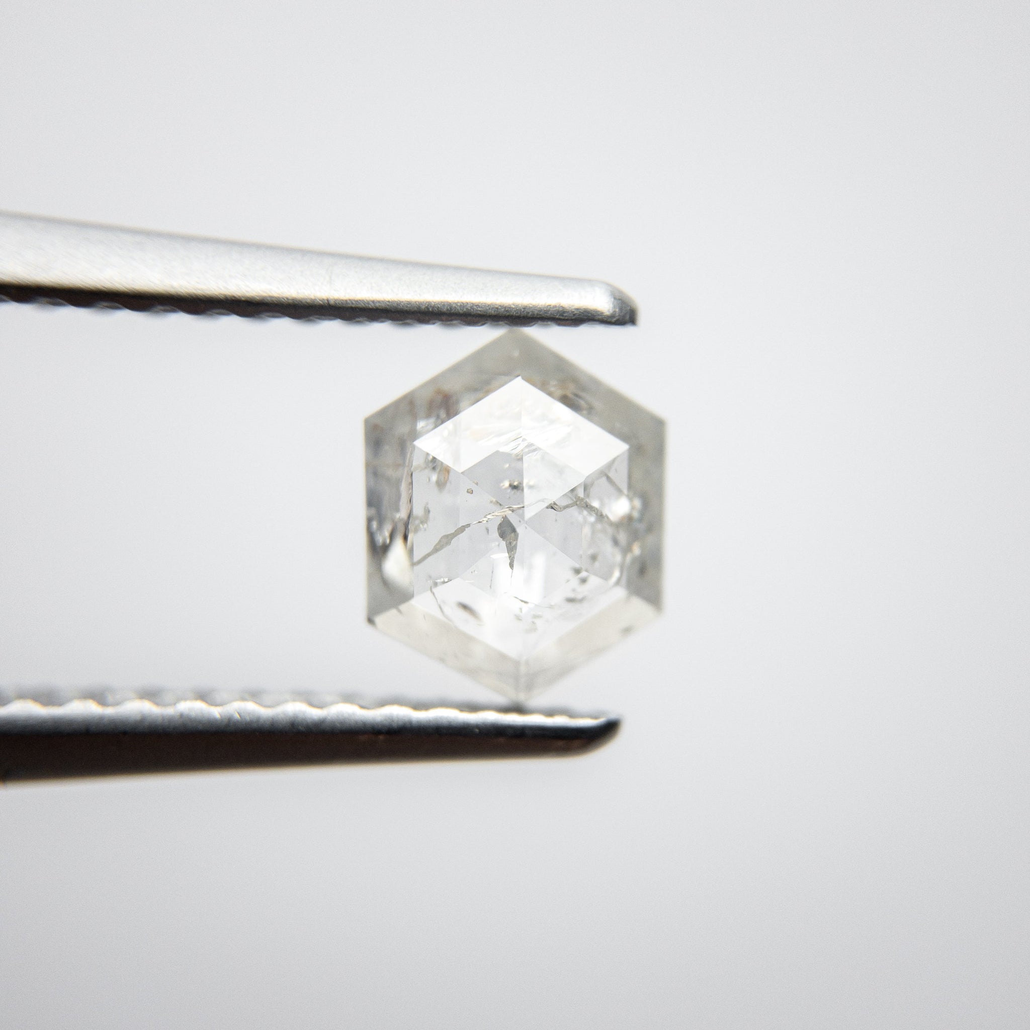 0.74ct 6.95x5.54x2.34mm Hexagon Rosecut 18121-08 - Misfit Diamonds