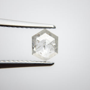 0.74ct 6.95x5.54x2.34mm Hexagon Rosecut 18121-08 - Misfit Diamonds