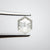 0.74ct 6.95x5.54x2.34mm Hexagon Rosecut 18121-08 - Misfit Diamonds