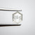 0.74ct 6.95x5.54x2.34mm Hexagon Rosecut 18121-08 - Misfit Diamonds