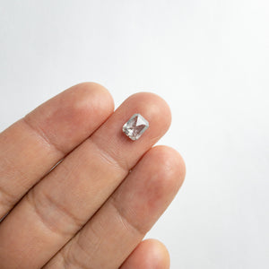 1.69ct 7.35x5.95x3.44mm Cut Corner Rectangle Rosecut 18121-13 - Misfit Diamonds