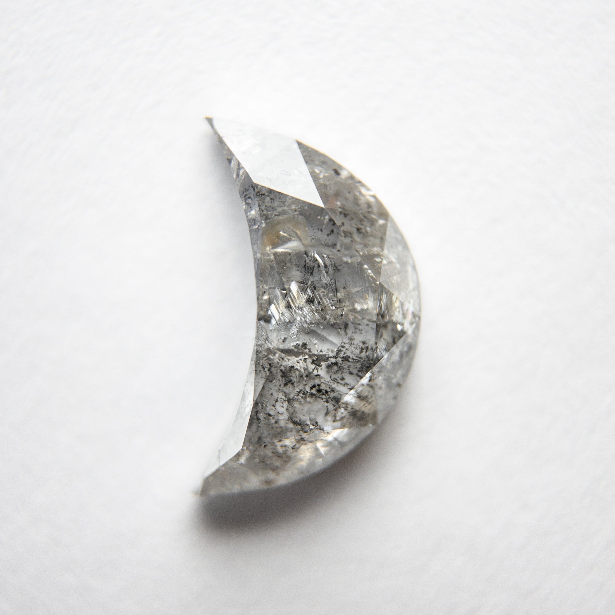 2.05ct 11.21x6.81x3.35mm Crescent Moon Rosecut 18125-04 - Misfit Diamonds