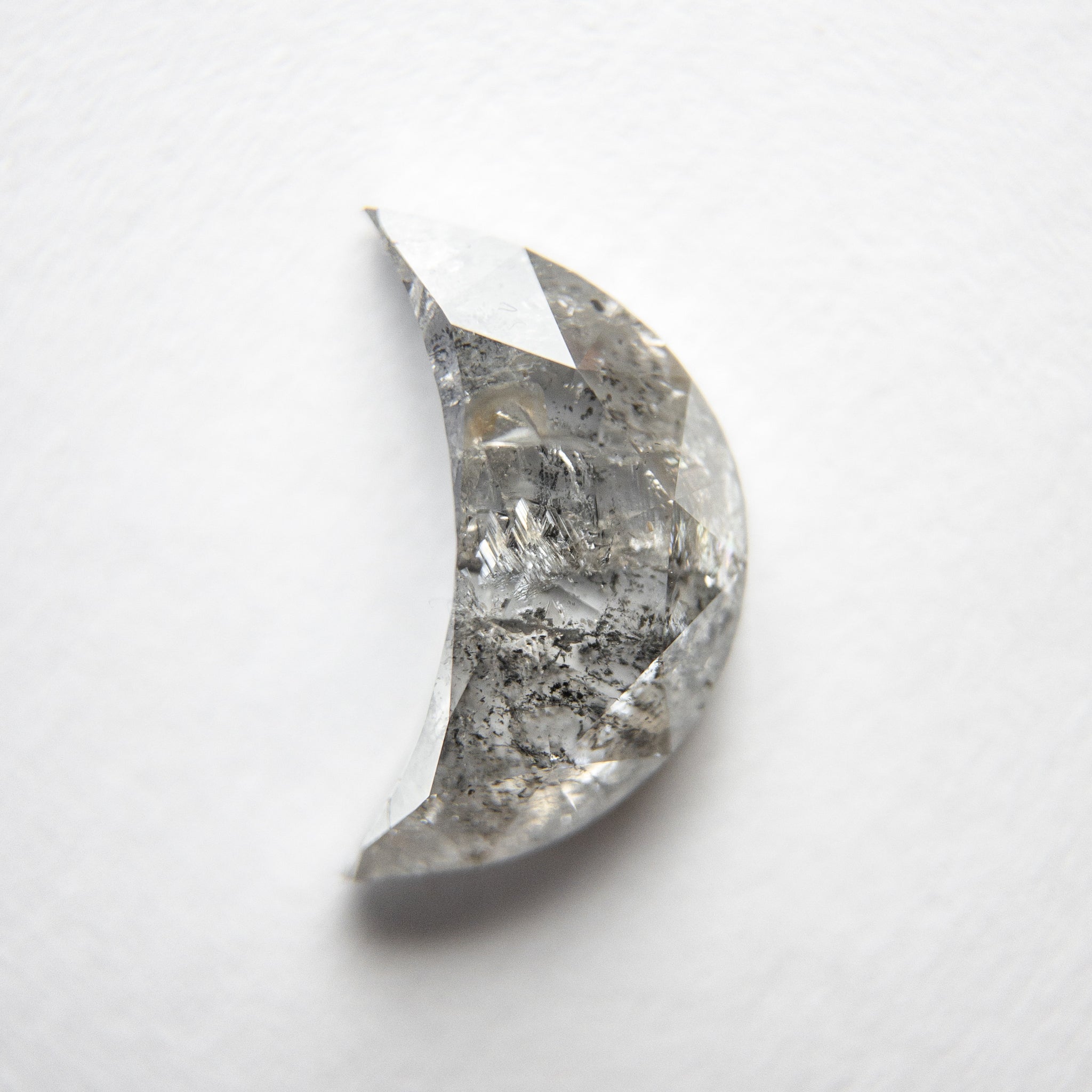 2.05ct 11.21x6.81x3.35mm Crescent Moon Rosecut 18125-04 - Misfit Diamonds