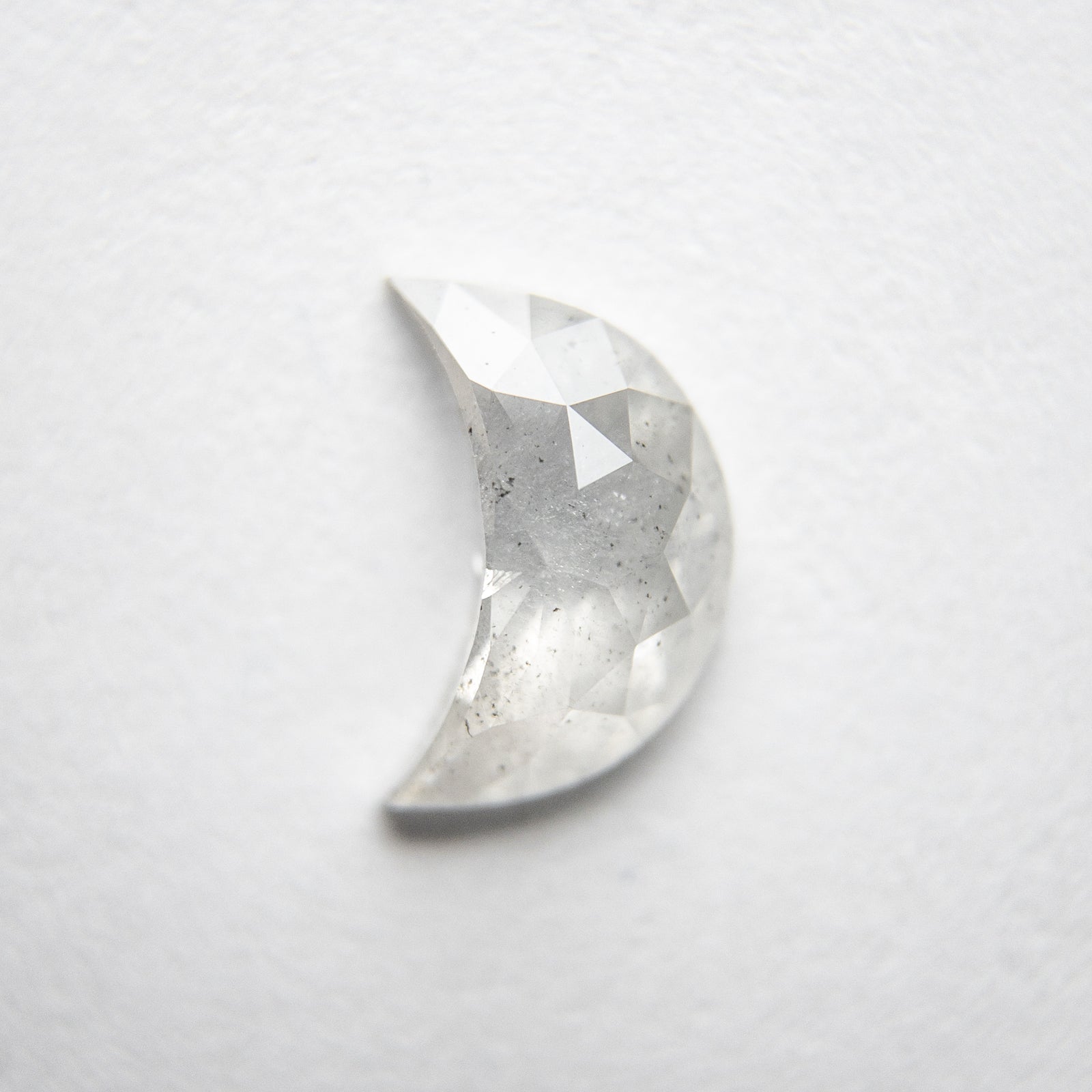 0.82ct 8.17x5.52x2.51mm Crescent Moon Rosecut 18126-02 - Misfit Diamonds