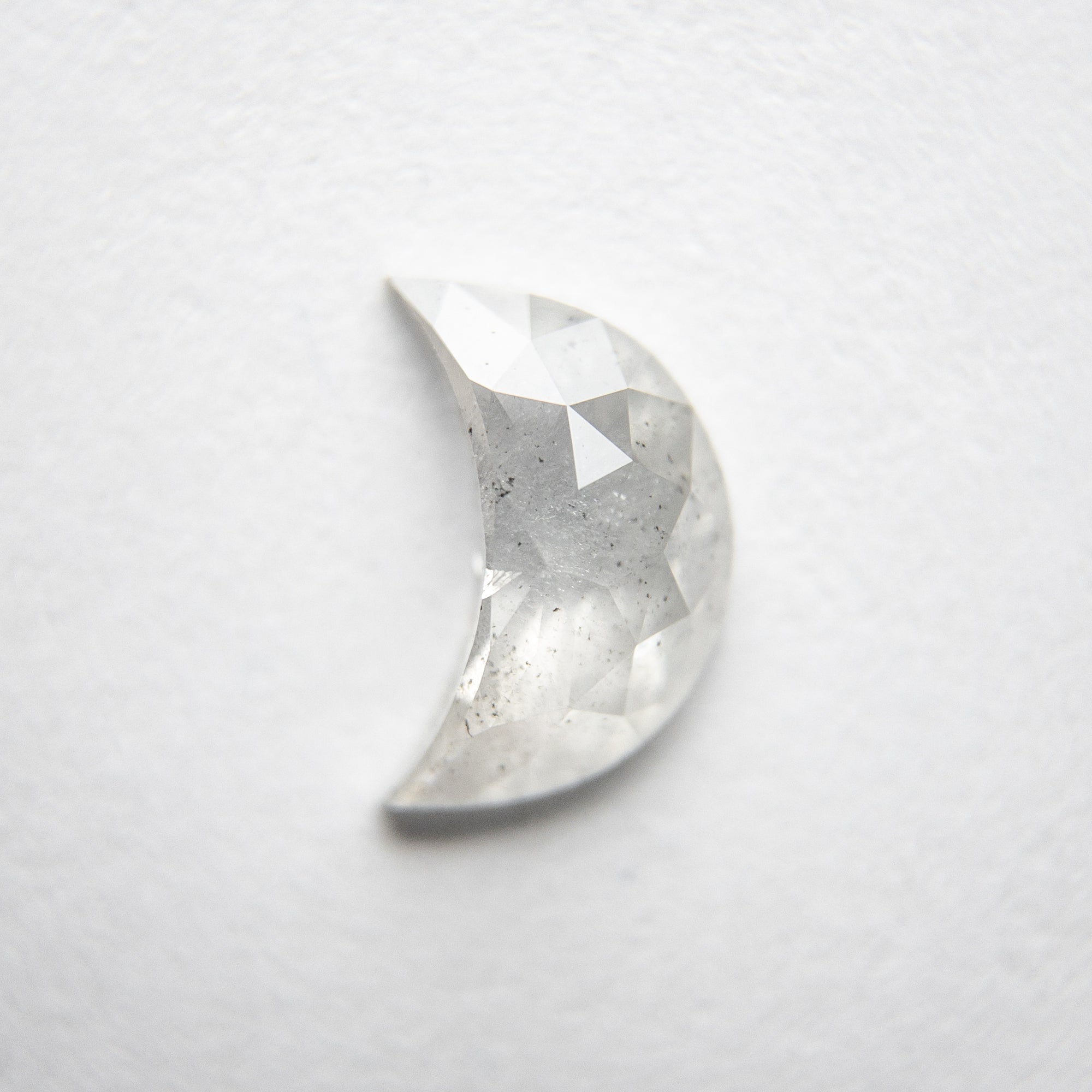 0.82ct 8.17x5.52x2.51mm Crescent Moon Rosecut 18126-02 - Misfit Diamonds