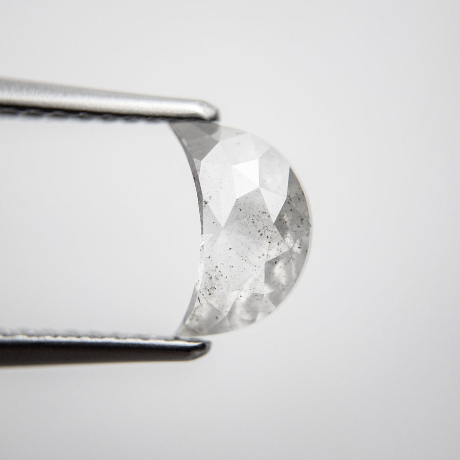 0.82ct 8.17x5.52x2.51mm Crescent Moon Rosecut 18126-02 - Misfit Diamonds