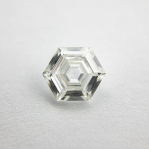 0.77ct 6.86x5.84x2.69mm VS1/VS2 J Hexagon Step Cut 18129-03 - Misfit Diamonds