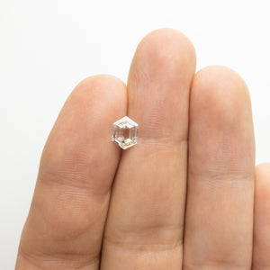 0.77ct 7.94x5.95x2.19mm Hexagon Step Cut 18129-04 - Misfit Diamonds