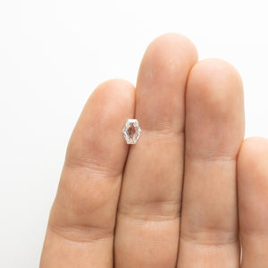 0.72ct 7.02x5.45x2.27mm Hexagon Step Cut 18129-06 - Misfit Diamonds