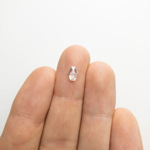 0.72ct 7.02x5.45x2.27mm Hexagon Step Cut 18129-06 - Misfit Diamonds