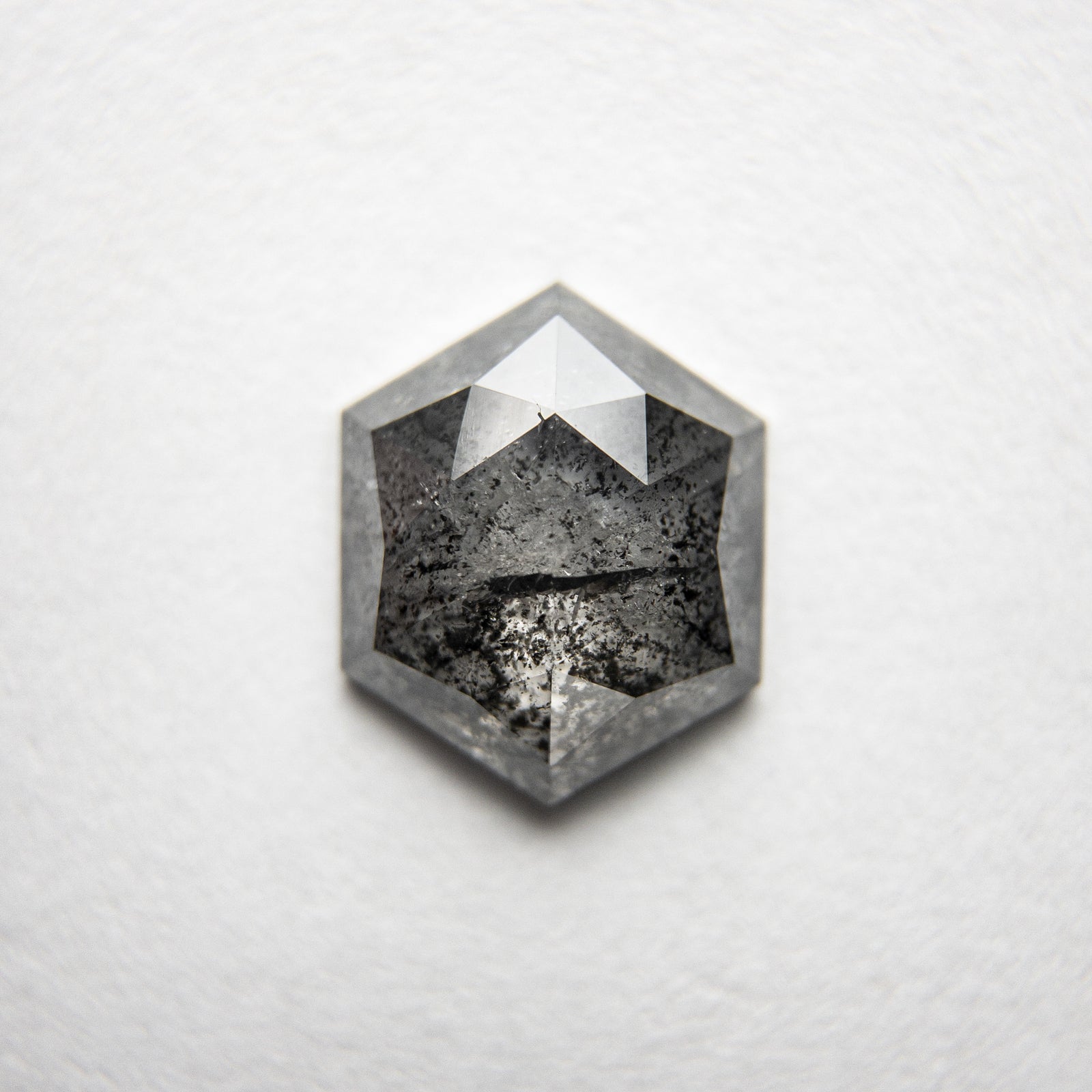 1.42ct 8.95x7.35x2.60mm Hexagon Rosecut 18131-01 - Misfit Diamonds