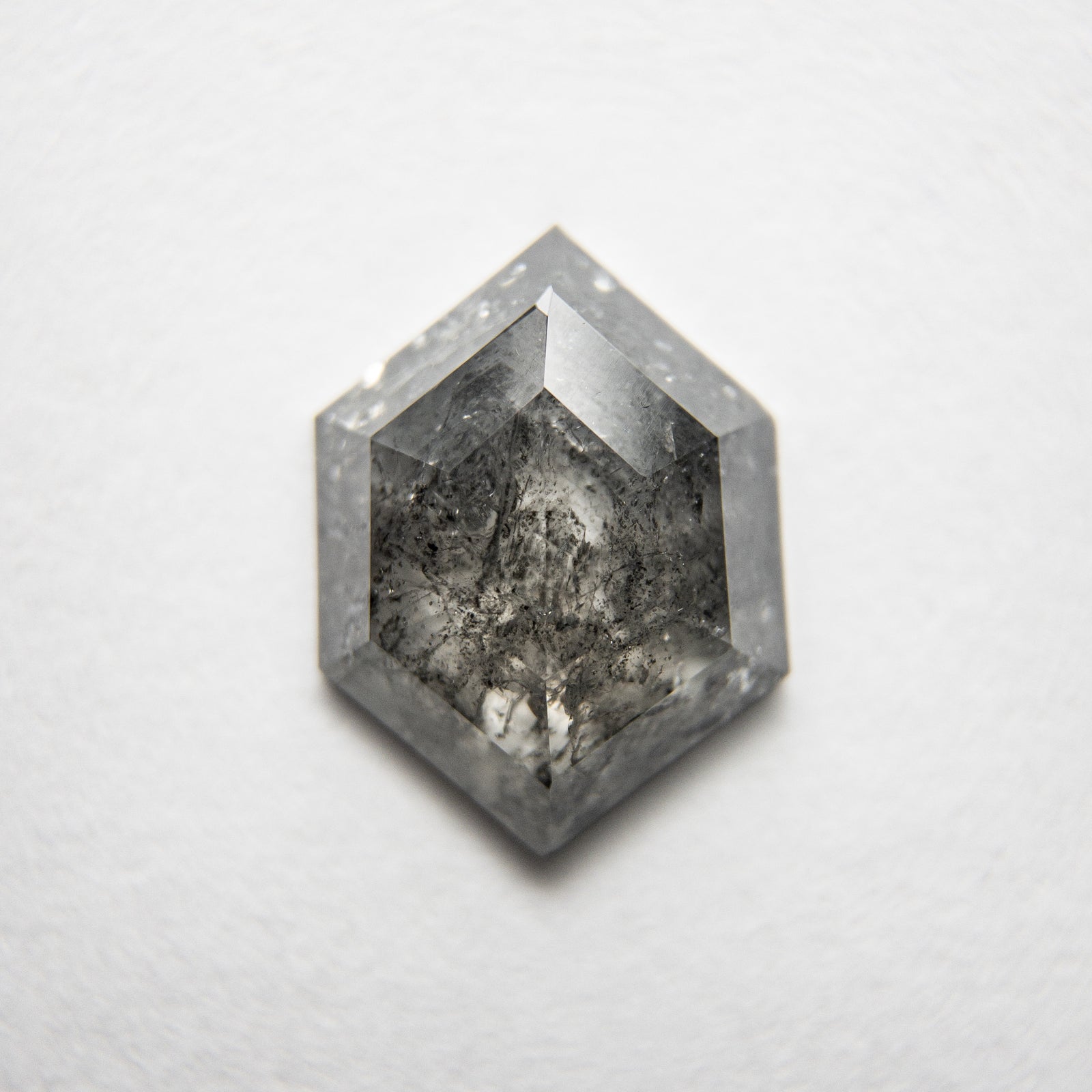 1.95ct 10.71x8.09x2.79mm Hexagon Rosecut 18131-02 - Misfit Diamonds
